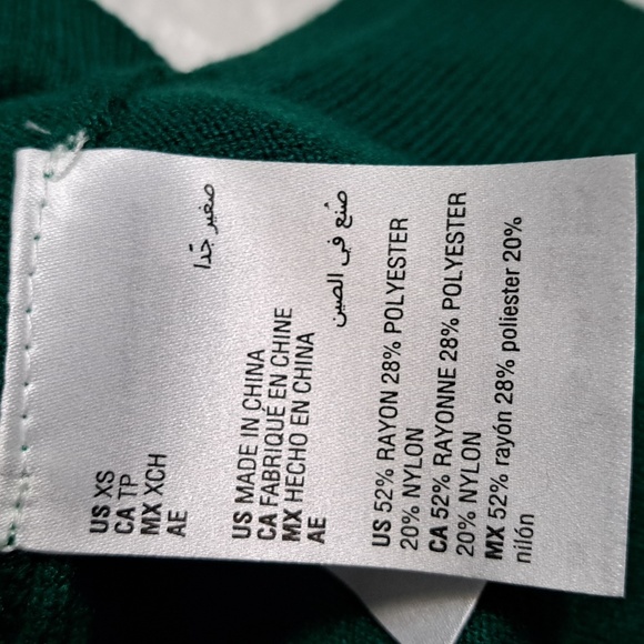 Style & Co Crew-Neck Sweater Green XS - Picture 8 of 10